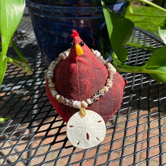 Authentic Sand Dollar Necklace - Picture 1 of 5